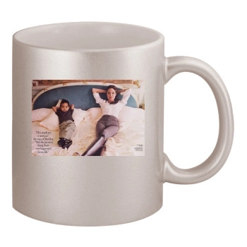 Angelina Jolie 11oz Metallic Silver Mug