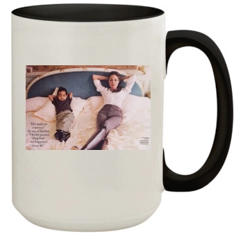 Angelina Jolie 15oz Colored Inner & Handle Mug