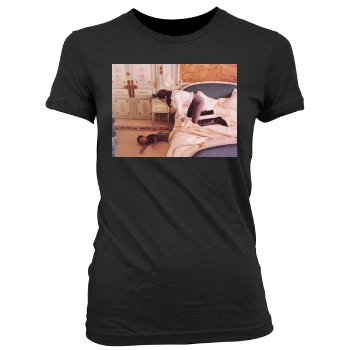 Angelina Jolie Women's Junior Cut Crewneck T-Shirt