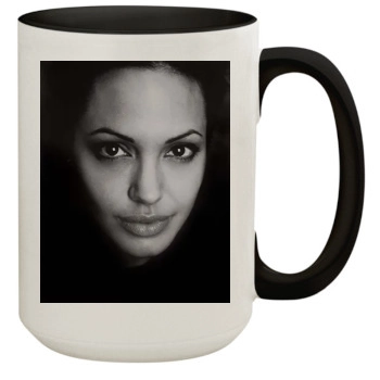 Angelina Jolie 15oz Colored Inner & Handle Mug