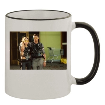 Angelina Jolie 11oz Colored Rim & Handle Mug