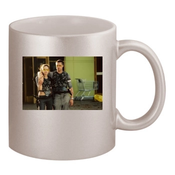 Angelina Jolie 11oz Metallic Silver Mug