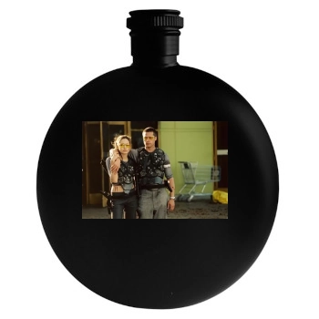 Angelina Jolie Round Flask