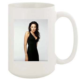 Angelina Jolie 15oz White Mug