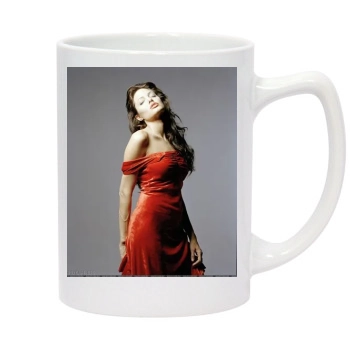 Angelina Jolie 14oz White Statesman Mug