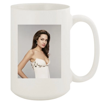 Angelina Jolie 15oz White Mug