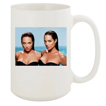 Angelina Jolie 15oz White Mug