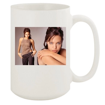 Angelina Jolie 15oz White Mug