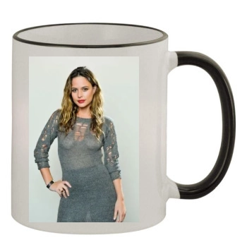 Josie Maran 11oz Colored Rim & Handle Mug