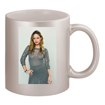 Josie Maran 11oz Metallic Silver Mug