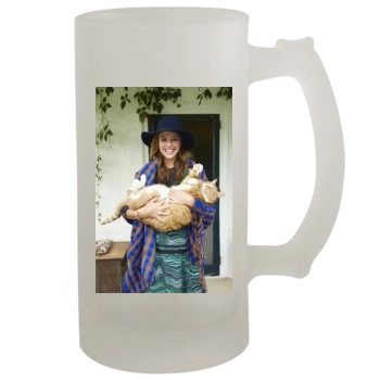 Josie Maran 16oz Frosted Beer Stein