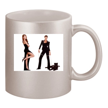 Angelina Jolie 11oz Metallic Silver Mug