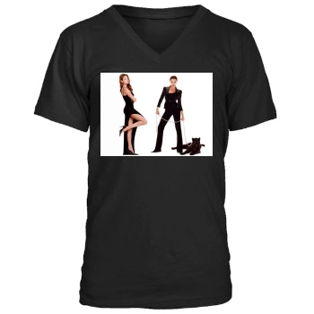 Angelina Jolie Men's V-Neck T-Shirt