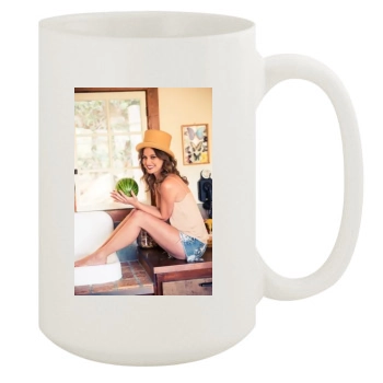 Josie Maran 15oz White Mug