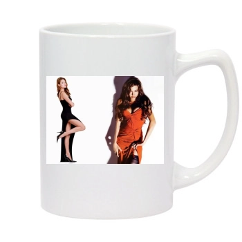 Angelina Jolie 14oz White Statesman Mug