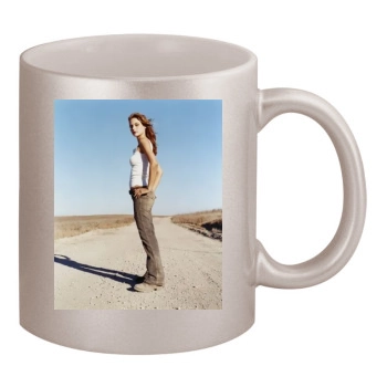 Josie Maran 11oz Metallic Silver Mug