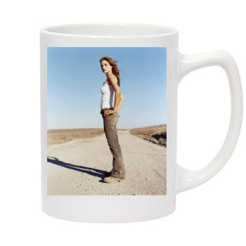 Josie Maran 14oz White Statesman Mug