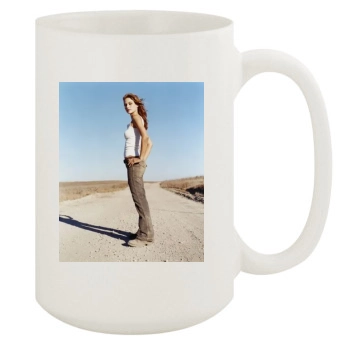 Josie Maran 15oz White Mug