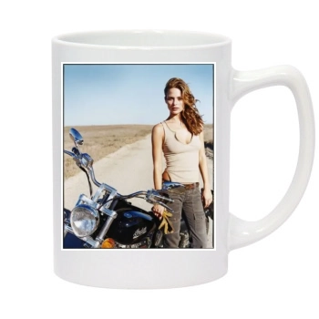 Josie Maran 14oz White Statesman Mug