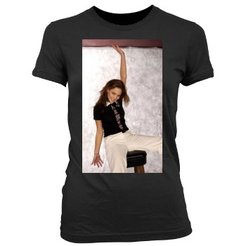 Josie Maran Women's Junior Cut Crewneck T-Shirt