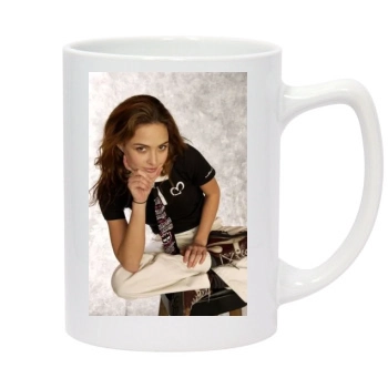 Josie Maran 14oz White Statesman Mug