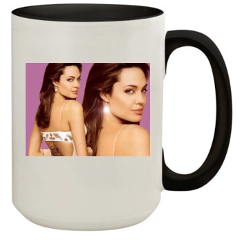 Angelina Jolie 15oz Colored Inner & Handle Mug