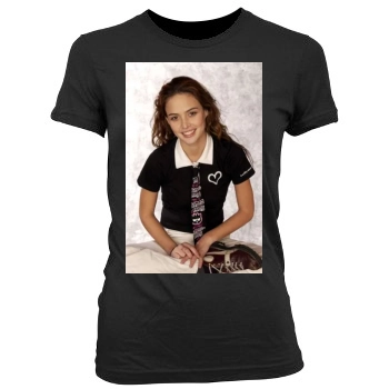 Josie Maran Women's Junior Cut Crewneck T-Shirt