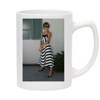 Josie Maran 14oz White Statesman Mug