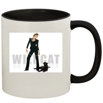 Angelina Jolie 11oz Colored Inner & Handle Mug