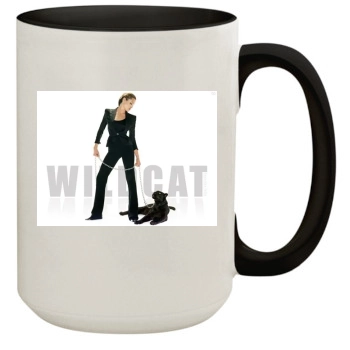 Angelina Jolie 15oz Colored Inner & Handle Mug