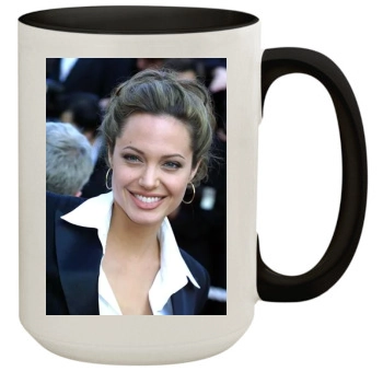 Angelina Jolie 15oz Colored Inner & Handle Mug