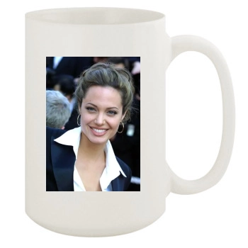 Angelina Jolie 15oz White Mug