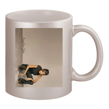 Angelina Jolie 11oz Metallic Silver Mug