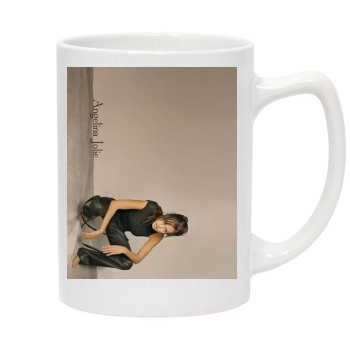 Angelina Jolie 14oz White Statesman Mug