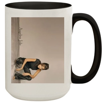 Angelina Jolie 15oz Colored Inner & Handle Mug