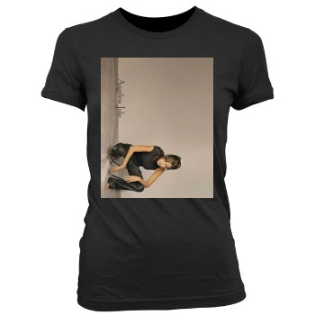 Angelina Jolie Women's Junior Cut Crewneck T-Shirt