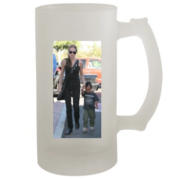 Angelina Jolie 16oz Frosted Beer Stein