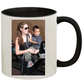 Angelina Jolie 11oz Colored Inner & Handle Mug