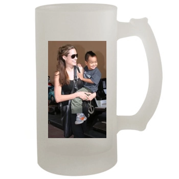 Angelina Jolie 16oz Frosted Beer Stein