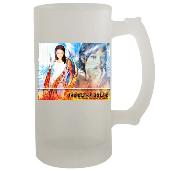 Angelina Jolie 16oz Frosted Beer Stein