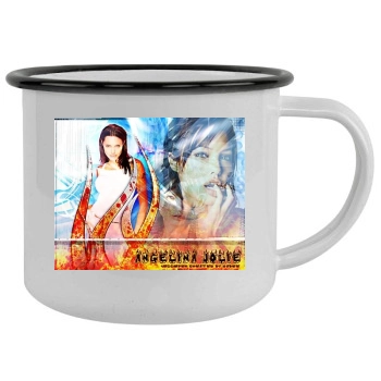 Angelina Jolie Camping Mug