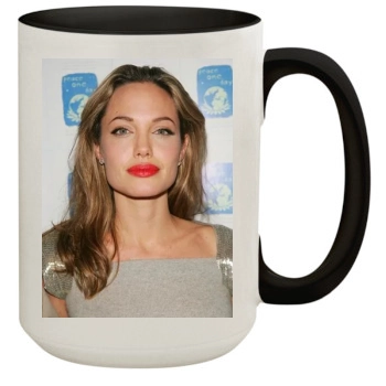 Angelina Jolie 15oz Colored Inner & Handle Mug