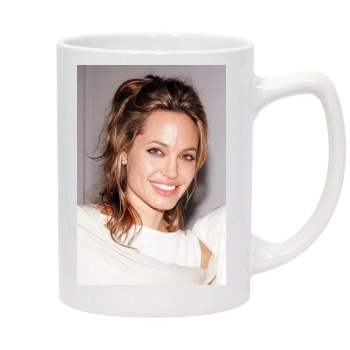 Angelina Jolie 14oz White Statesman Mug