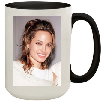 Angelina Jolie 15oz Colored Inner & Handle Mug