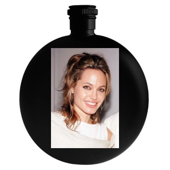 Angelina Jolie Round Flask