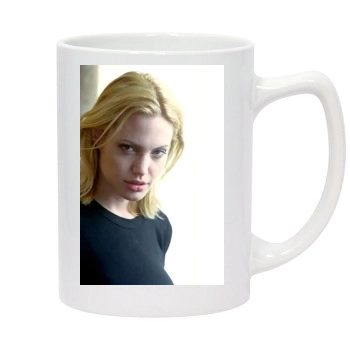 Angelina Jolie 14oz White Statesman Mug