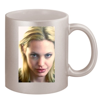 Angelina Jolie 11oz Metallic Silver Mug