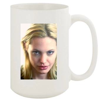 Angelina Jolie 15oz White Mug