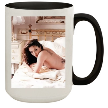 Angelina Jolie 15oz Colored Inner & Handle Mug