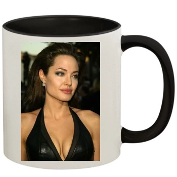 Angelina Jolie 11oz Colored Inner & Handle Mug